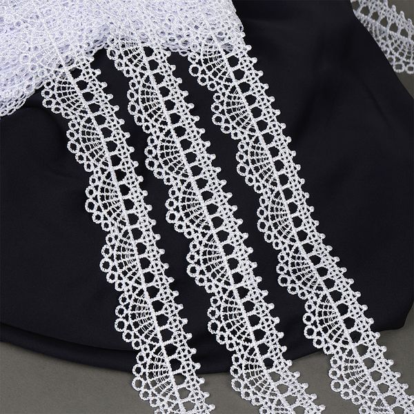 Кружево на сетке 50 мм, TR.1158A, 04 айвори, 12м, Kruzhevo