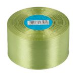 Лента атласная 1-сторонняя 50.0 мм / 33±2 метра, №062 бл.зеленый, в термоплёнке, Gamma