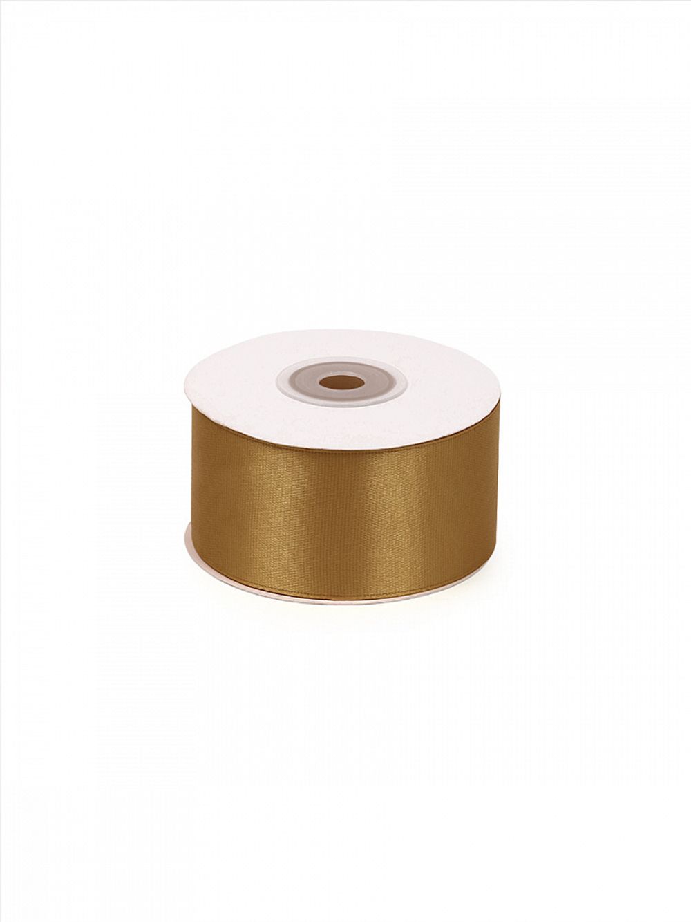 Лента атласная 1-сторонняя 38.0 мм / 22.5±1 метра, 3023 т.золотой, Magic4Hobby