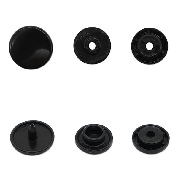 Кнопка рубашечная ⌀12,5/10мм пластик (≈1000 шт) New Star (322 чёрный)