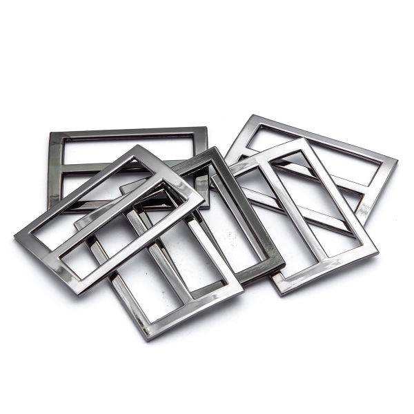 Пряжка ременная металл 45 мм (чер.никель), 6 шт