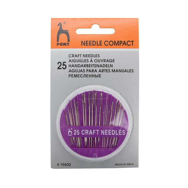 Иглы ручные набор ассорти в розетке, 25 шт, Pony
