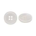 Пуговица 4 прокола 28L = 18 мм, пластик, col.A молочный, CN2868, 72 шт