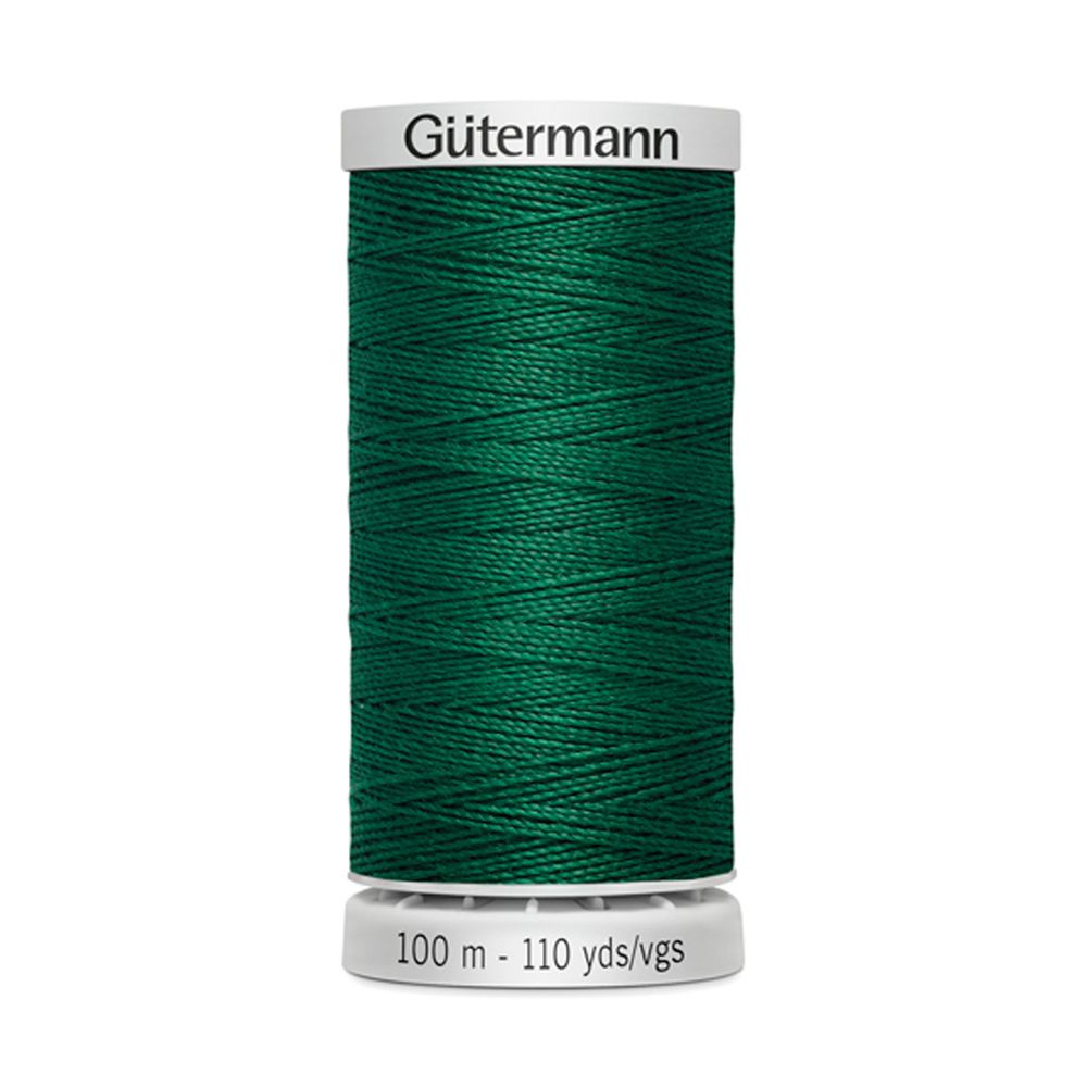 Нитки суперкрепкие Gutermann Extra Strong M782, 100м, 340 зеленый трилистник, 5 катушек