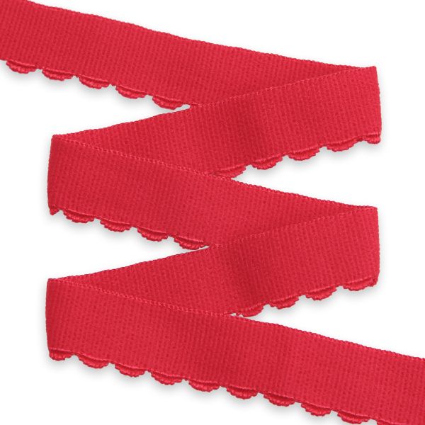 Резинка бельевая (отделочная) становая 15.0 мм / 50 метров, красный, (ML175.015/1)
