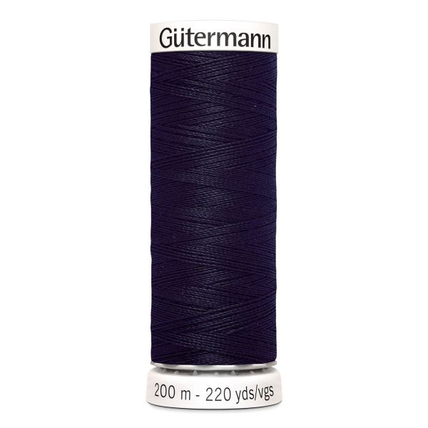 Нитки универсальные Gutermann Sew-all, 200м, 665 сине-черный, 5 катушек