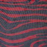 Сетка бельевая эластичная 100 г/м², шир.160 см / 50 метров, принт Зебра, цв.красный+черный /SZ025816.03/