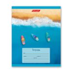 Тетрадь ученическая школьная A5+ 24 л. на скобе, белизна 100% 30 шт, линия, 000379 Яхты, Светоч 24ТСКд5_1_3_2