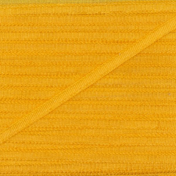 Лента (тесьма) шелковая 2.0 мм / 45.5±0.5 метров, №030 т.желтый, Gamma SR-2