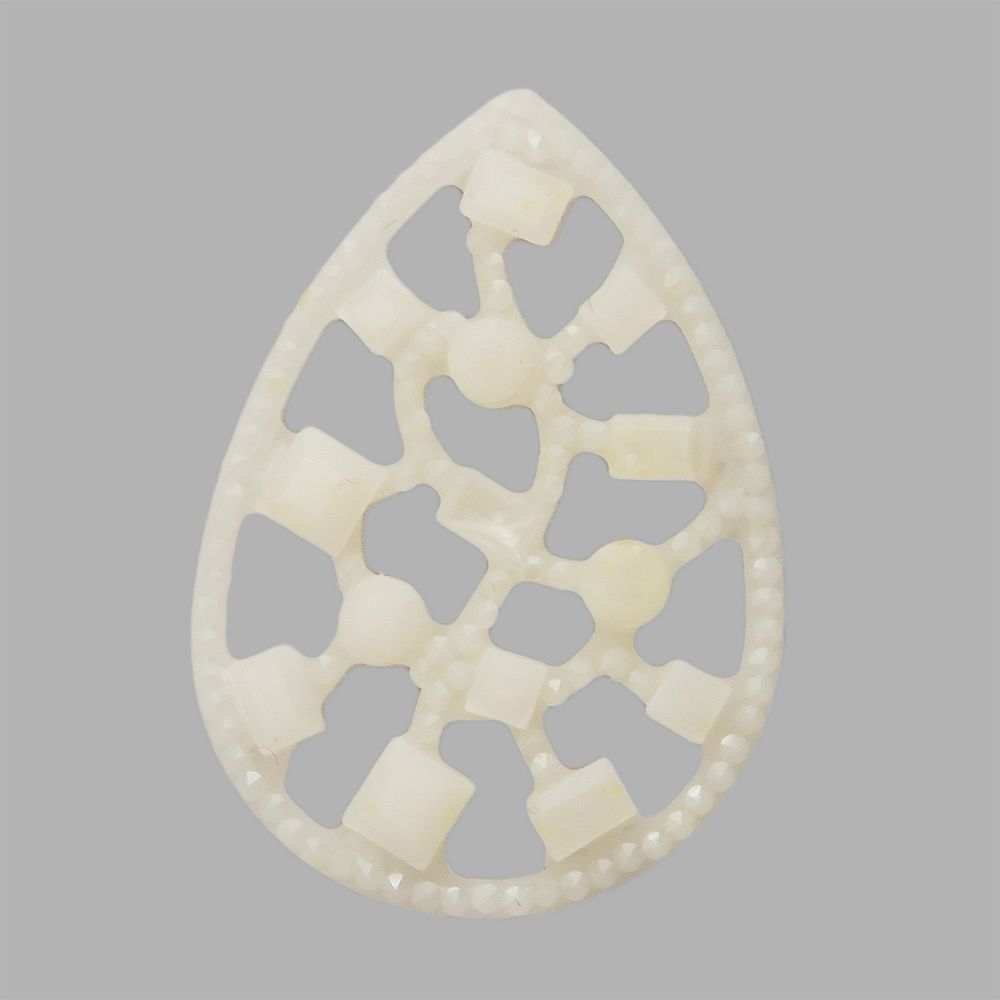 Украшение 18х25 (белый), CON2518, 5 шт