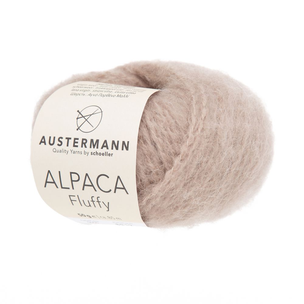 Пряжа Austermann (Аустерманн) Alpaca Fluffy / уп.10 мот. по 50 г, 85 м, 12005