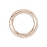 Кольцо литое металл in ⌀18 мм (25 мм внешн.), граненое (Gold золото), 4 шт, MB199