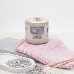 Пряжа Люблю вязать Пайетки / уп.2 мот. по 50 г, 260 м, 154 светлое золото/золото