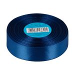 Лента атласная 1-сторонняя 25.0 мм / 33±2 метра, 038 т.синий, Gamma
