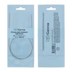 Спицы круговые металл ⌀1.2 мм, 50 см, 1 шт, с металлической леской, Gamma MKJ-R