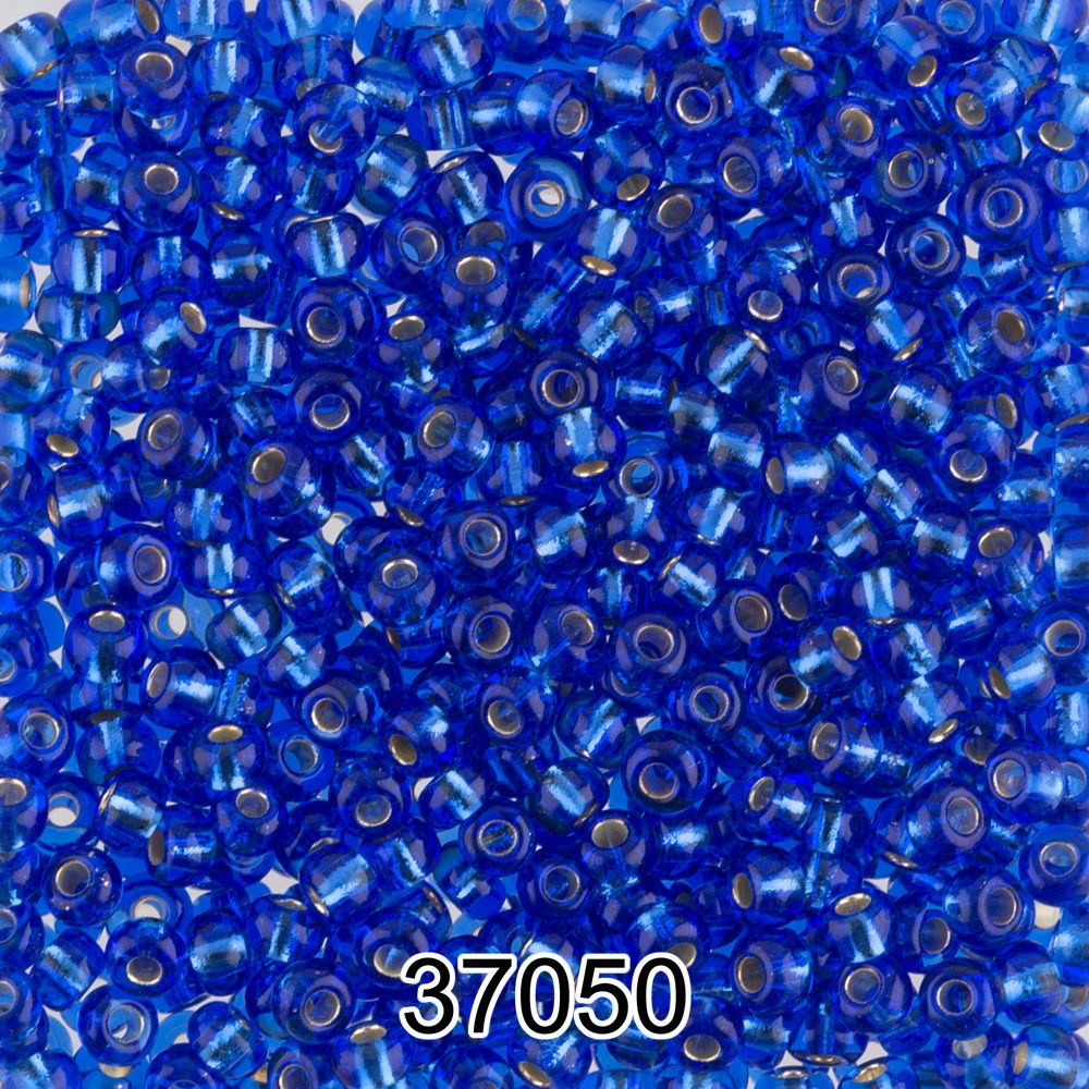 Бисер Preciosa круглый 10/0, 2.3 мм, 500 г, 37050 (Ф267) голубой