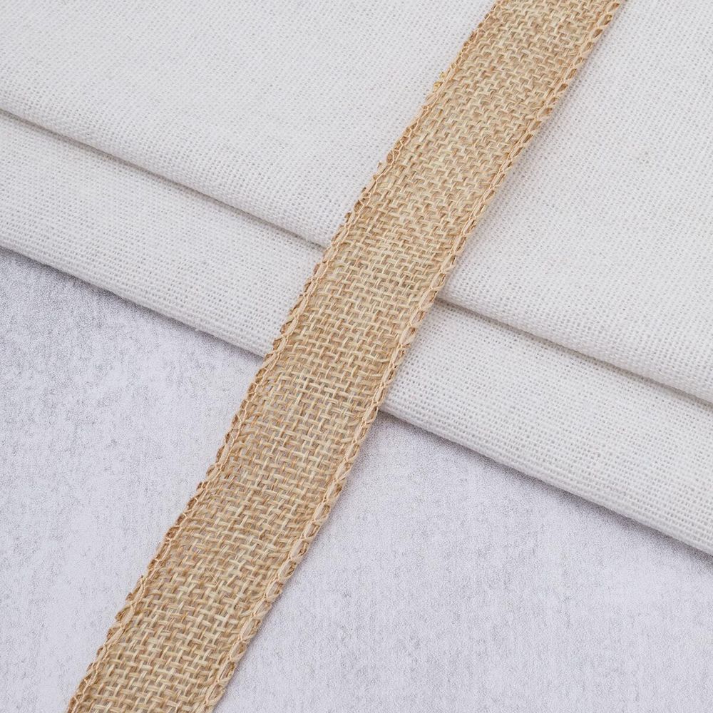 Тесьма отделочная джутовая 20 мм / 30 метров, 1-Н11, 23507