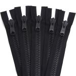 Молния трактор Arta Т8 (8 мм) 2 зам., разъем., 75 см, цв. 077 черный, уп.5 шт