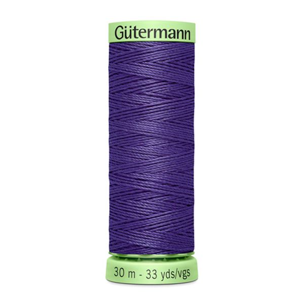 Нитки отделочные Gutermann Top Stitch, 30м, 086 фиолетовый джинс, 5 катушек