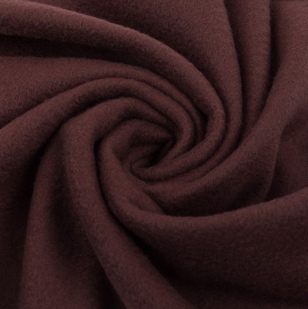 Флис 1-сторонний 170±10 г/м², 150х150 см, 492 т.коричневый, Gamma FG-002