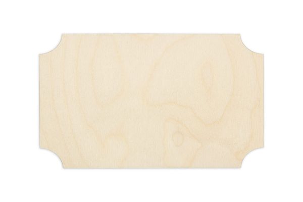 Заготовка из фанеры Панно 12х20х0.3 см, 2 шт, Mr.Carving, БА-57