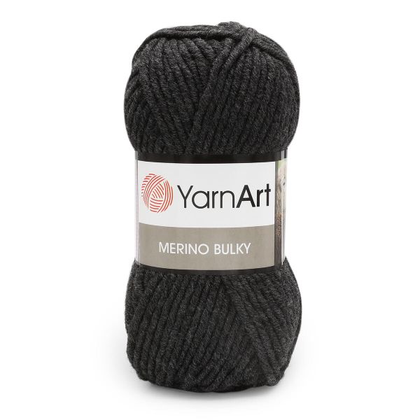 Пряжа YarnArt (ЯрнАрт) Merino Bulky / уп.5 мот. по 100 г, 100м, 359 серый