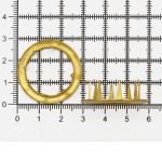 Кнопка клямерная ⌀28.0 мм, золото, (ЧАСТЬ A, D), 50 шт, BIG