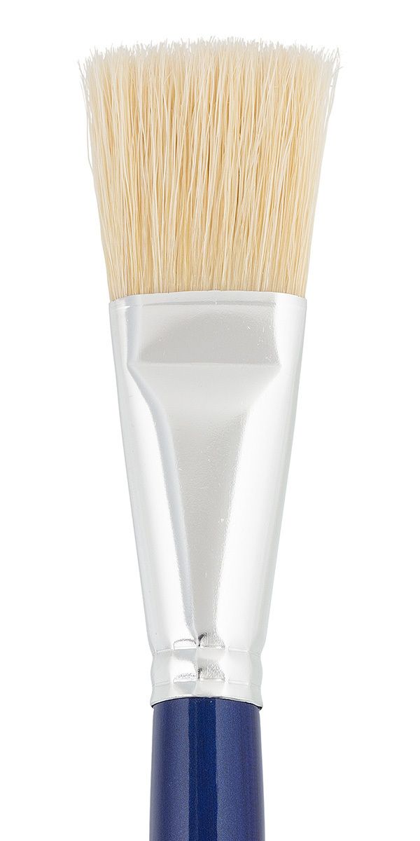 Кисть щетина №14 плоская, 5 шт, длинная ручка, 14, Vista-Artista 30012-14