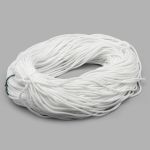 Шнур полиамид круглый бытовой ⌀4.0 мм, 100м, 100% ПА, белый