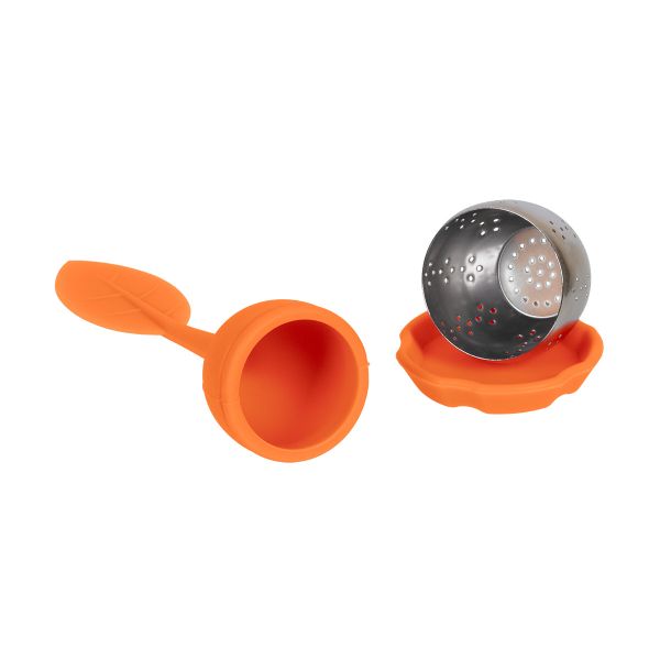 Сито для заваривания чая 4х15 см, 1 шт, №07 оранжевый, S-Chief SHF-0341