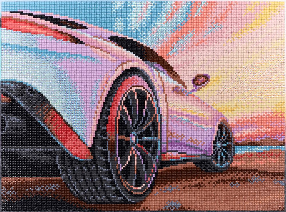 Алмазная (кристальная) мозаика Фрея, Встречая рассвет 40х30 см