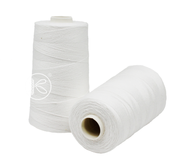 Нитки армированные ПНК им.Кирова 100ЛХ, 1000 м / 1 кат., хакоба, 0101 белый