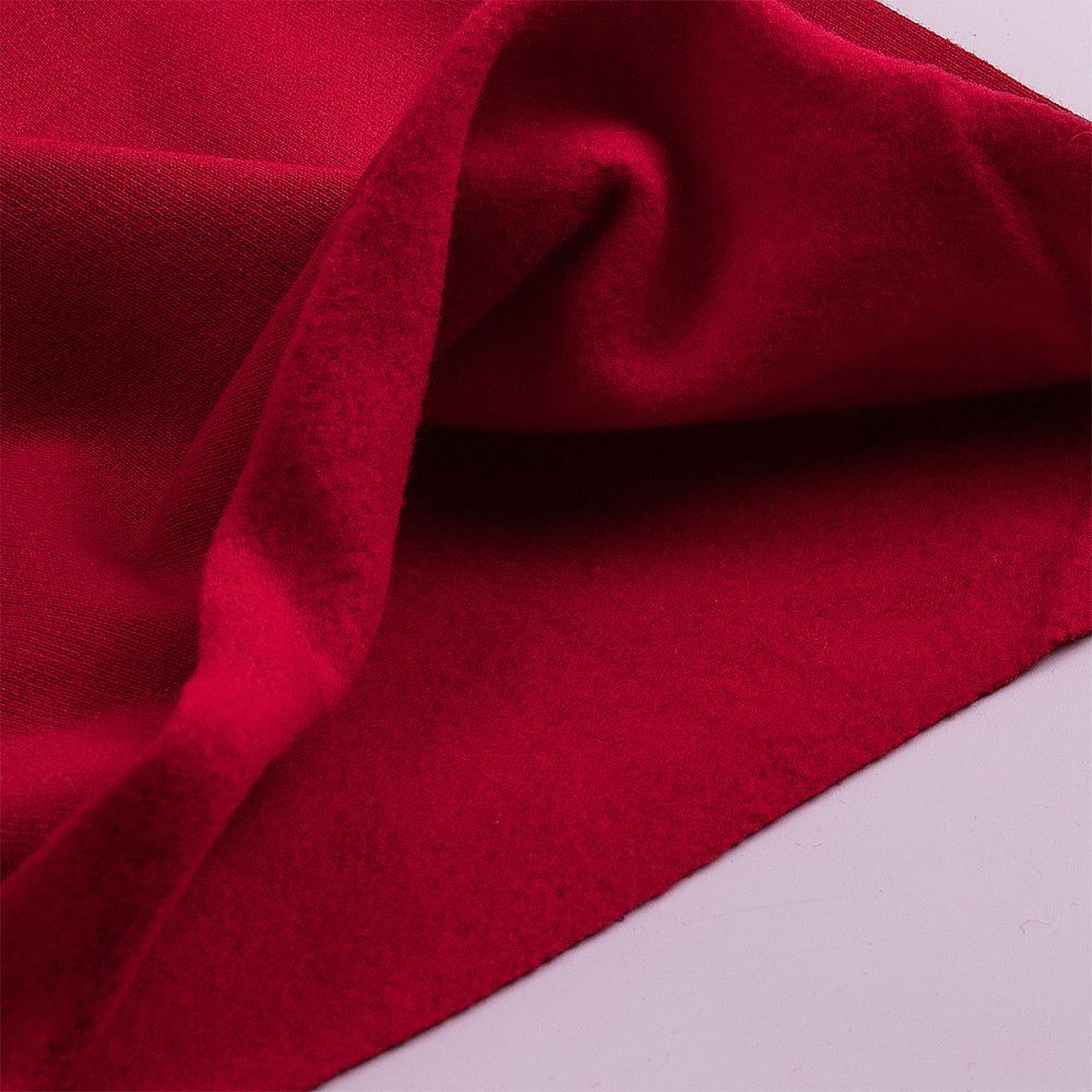 Футер 2-нитка начес 210 г/м², 100-100 см / 6 метров, ФУТ2Х.НАЧ.210.19-1761.6, красный