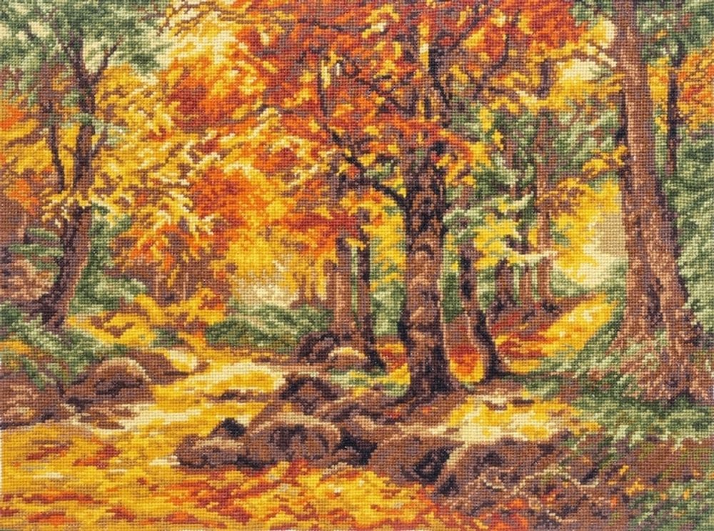 Палитра, Осенний пейзаж 36х26 см