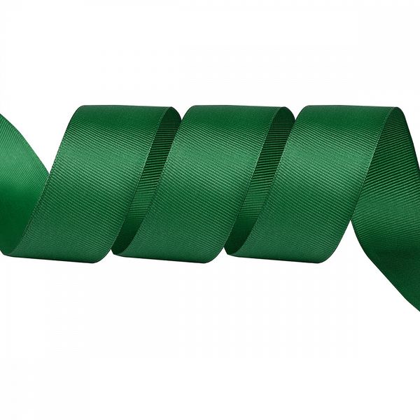 Лента репсовая (в рубчик) 50.0 мм / 22.8±1 метра, 587 т.зеленый, Magic4Hobby