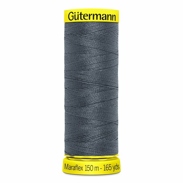 Нитки для трикотажа Gutermann Maraflex, 150м, 093 аспидно-серый, 5 катушек