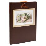 Набор для вышивания нитками Lanarte, Натюрморт с пионами и ипомеей 39х26см