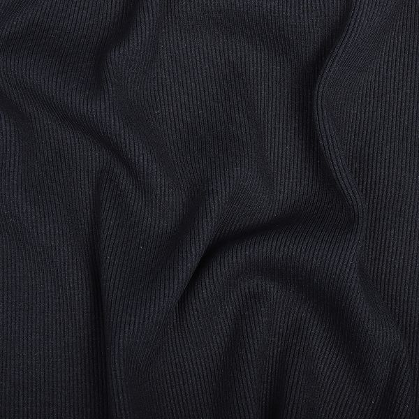 Кашкорсе с лайкрой пенье 400 г/м², 60+60 см / 15 метров, КАШ.400.Т.СИН.МЕЛ.15, т.синий меланж