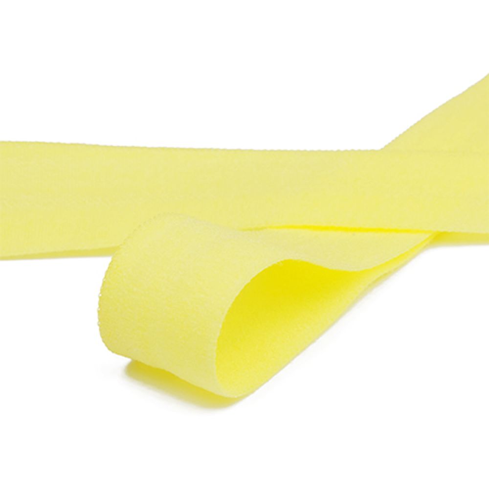 Резинка бельевая (окантовочная) матовая 15 мм / 50 метров, F108 пастельно-желтый