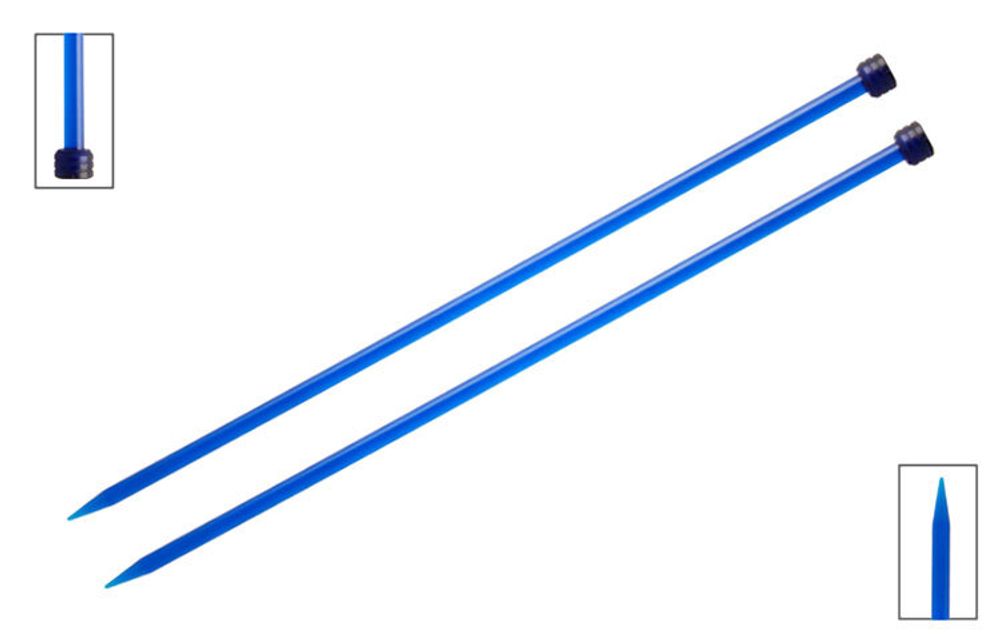 Спицы прямые Knit Pro Trendz ⌀7 мм, 35 см, 51215