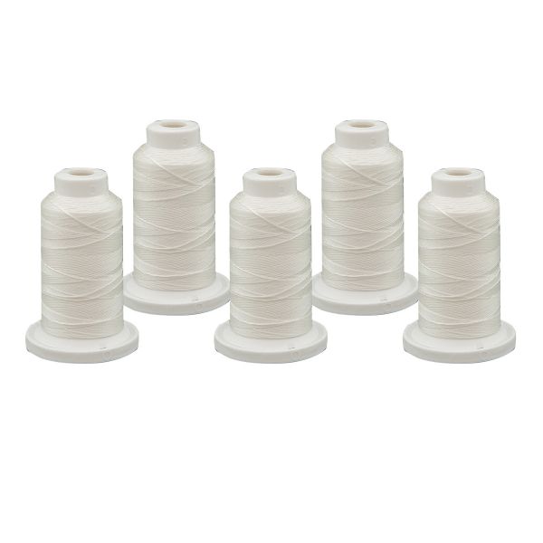 Нитки филаментные 420D/3, 137 м, Астра, 9022 белый