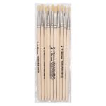 Кисть щетина школьная плоская №4,10 шт