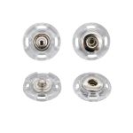 Кнопка пришивная металл ⌀18.0 мм, пластик, clear, 10 шт