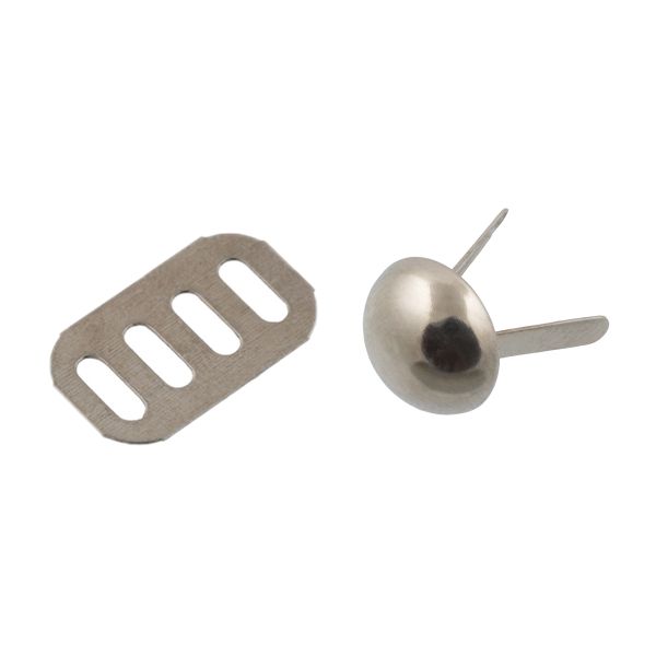 Ножки для дна сумки металл ⌀10 мм, 20 шт, 04 никель, Gamma