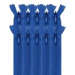 Молния потайная (скрытая) Т3 (3 мм) 1 зам., н/раз., 50 см, васил, 31320 / 50, 10 шт