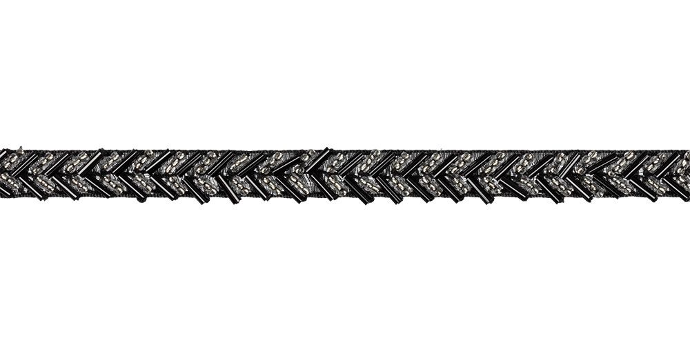 Лента декоративная 10.0 мм / 5 метров, 02 черный, Floranta Narcissus