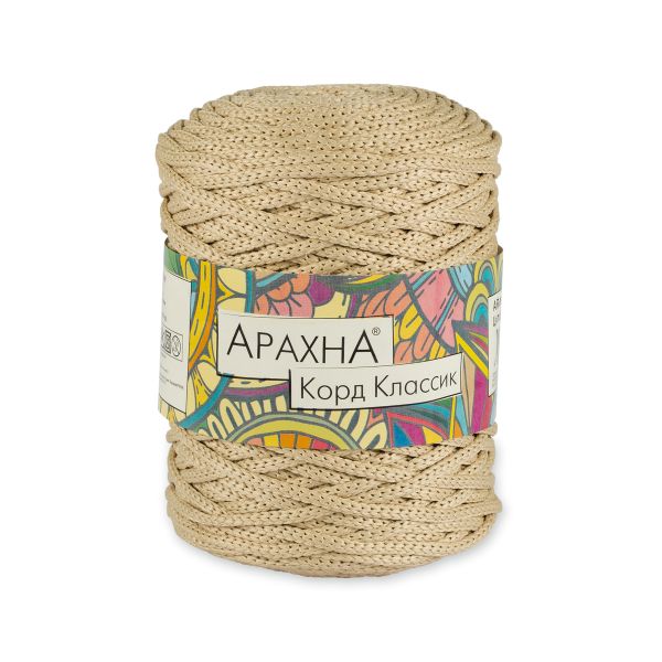 Пряжа Arachna Cord Classic / уп.3 мот. по 200г, 100м, 04 св.бежевый