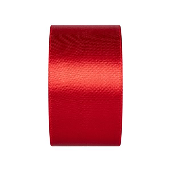 Лента атласная 1-сторонняя 50.0 мм / 33±2 метра, 026 красный, Gamma