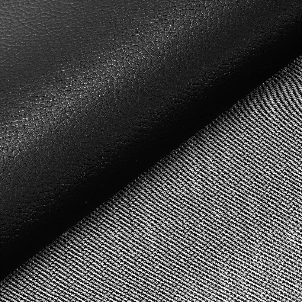 Экокожа 450 г/м² 140 см / 2 метра, KN.07 цв.черный