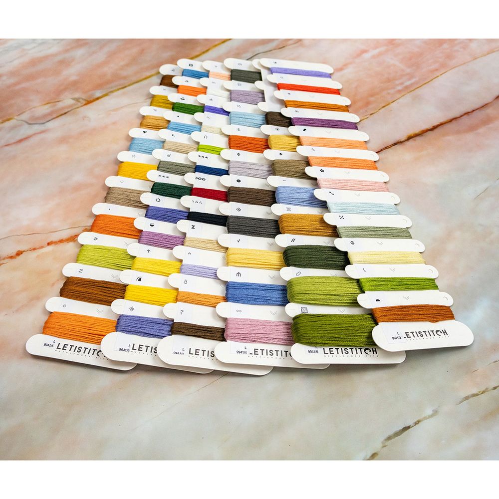 Набор для вышивания нитками LetiStitch L9941, Дикая Африка 45х34см